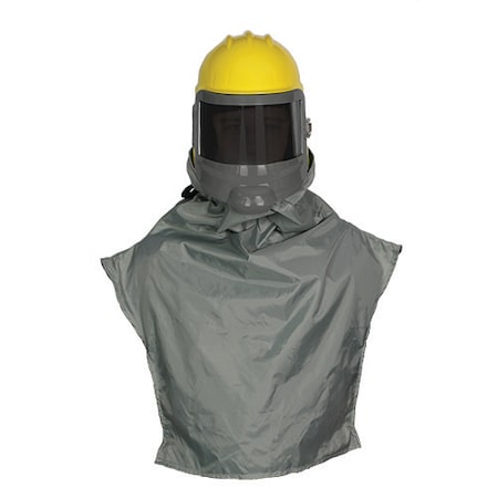 Bullard Hood with 28" Cape Assembly, CT Cool Tube, Breathing Tube, Hansen Compatible Flow Control Device, Belt, Myler Lens Cover (pack of 5), Chinstrap 10BGVX2830AC1000